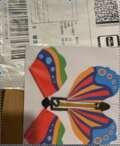 Paper wind-up butterfly Not an 8-Cylinder all metal car engine model